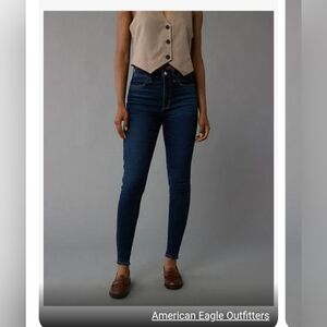AMERICAN eagle jegging dark denim